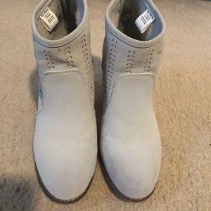 Aldo gray ankle boots